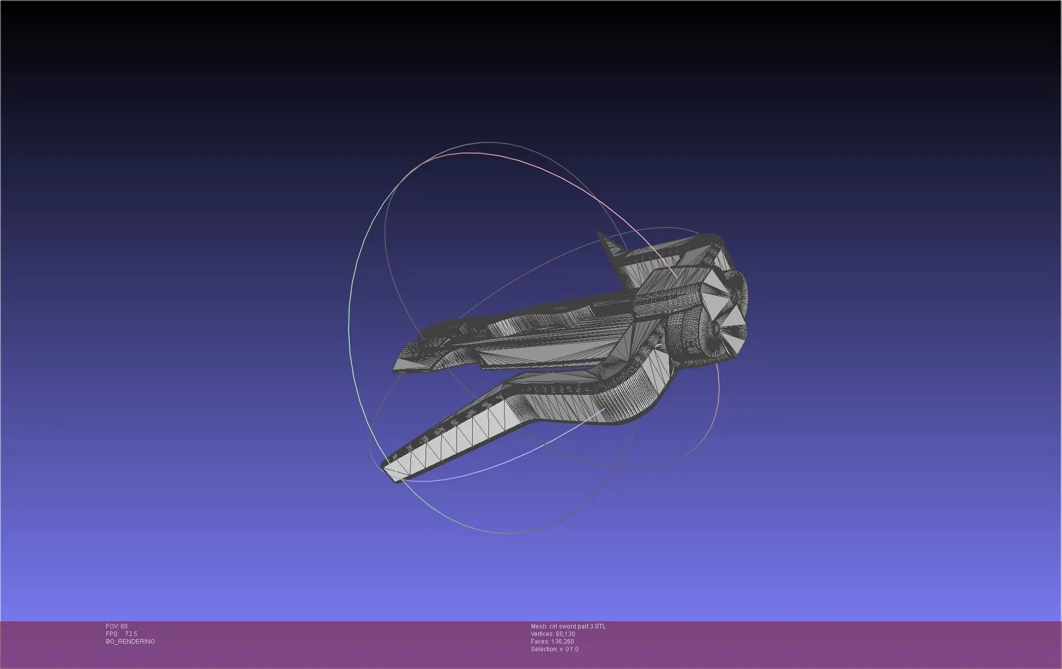 The Witcher Ciri Sword Printable Assembly