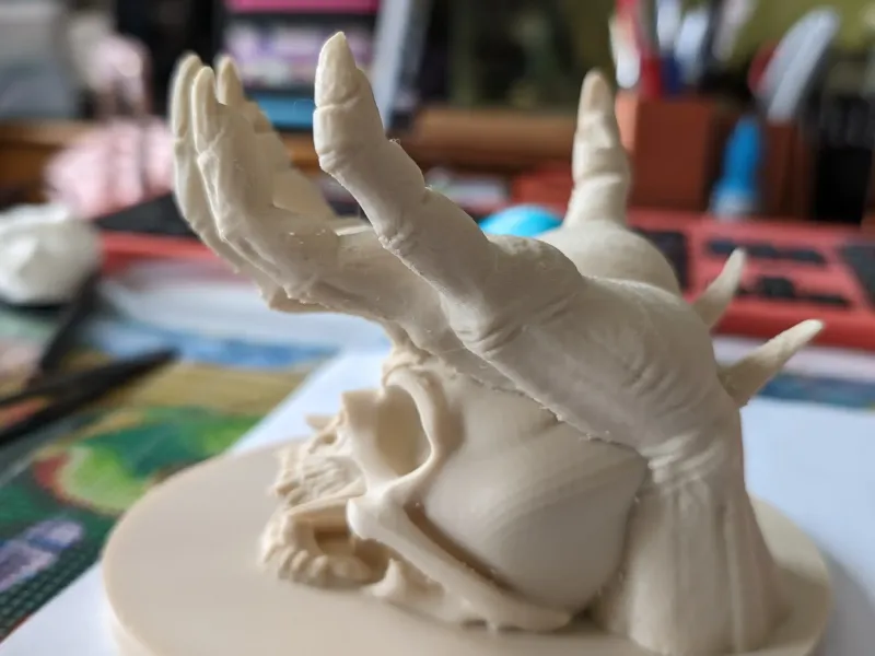 Devil Animal Scull &amp; Hand