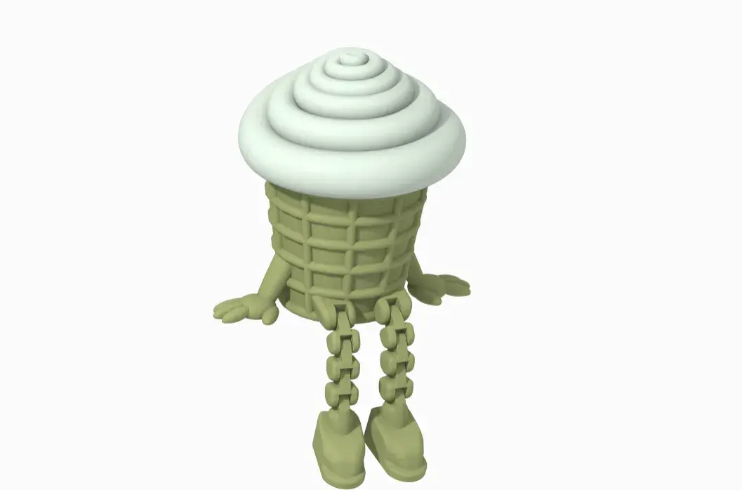 🍦 Ice Cream Guy – Funny STL Figure for 3D Printing 🍦🤣
