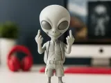 Figura de Alien Divertido | Estatua de Alien Travieso-4