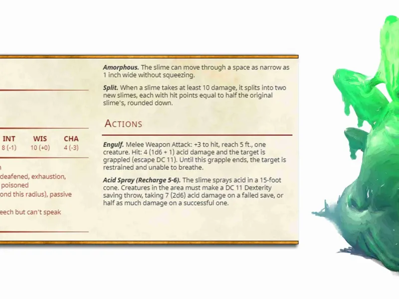Slimes- Février 2023 - The Gelatinous Queen-Presupported - I