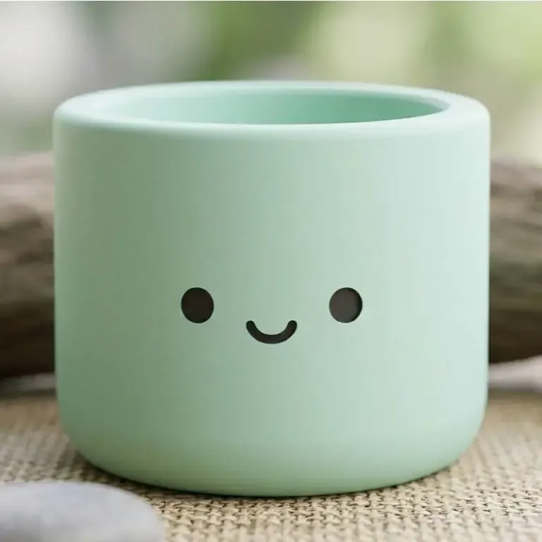 Kawaii Sprout Pot - Adorable Geometric Planter