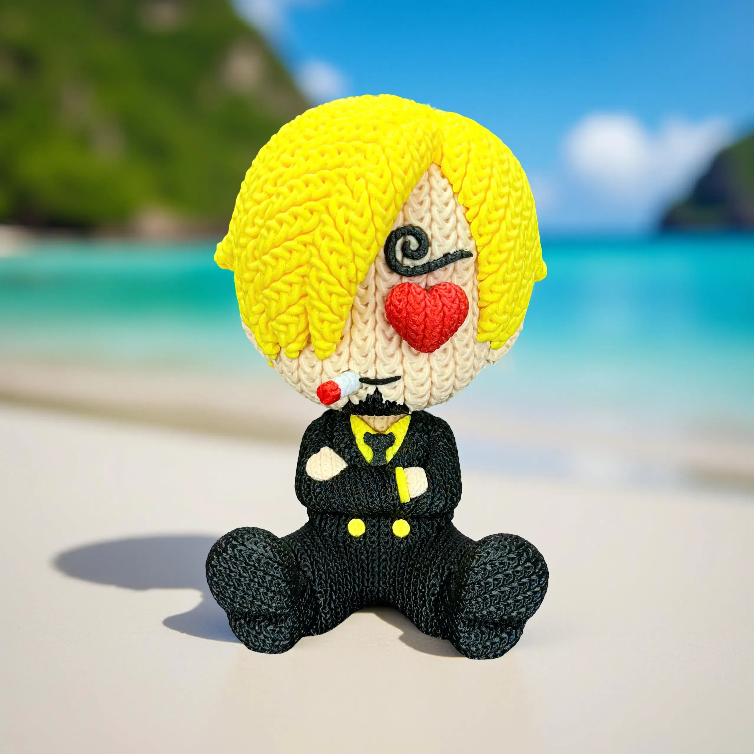 Sanji - Knitted - Crochet - One PIece - Multipart