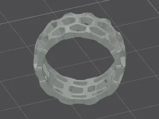 HexaCore Lattice Ring – Noah0x03