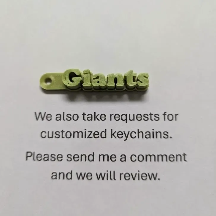San Francisco Giants Keychain / Keyring