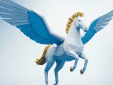 Pegaso Low Poly-0