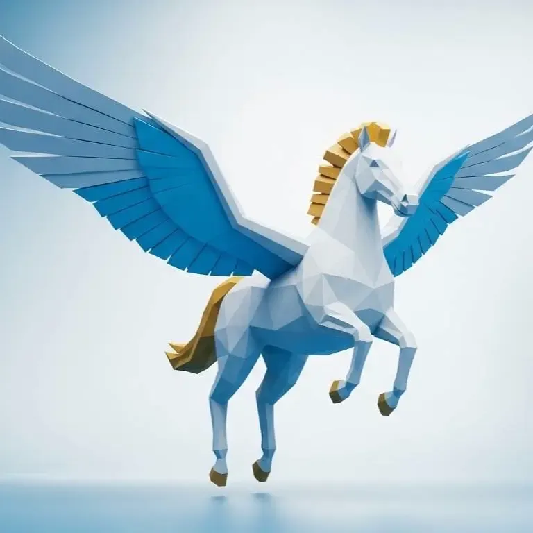 Pegaso Low Poly