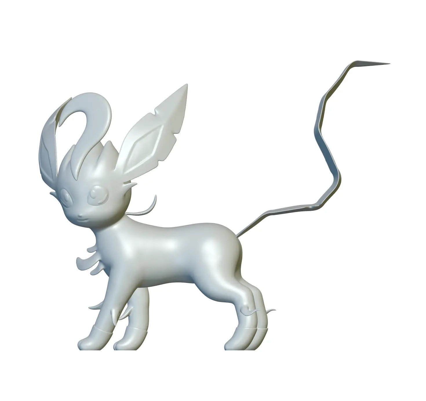 Pokémon Leafeon #470 - Pronto para impressão 3D!
