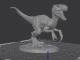 Velocirap statue-1