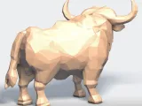 Yak Low Poly-4