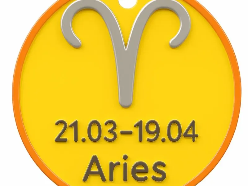 Aries Keychain. No need CFS