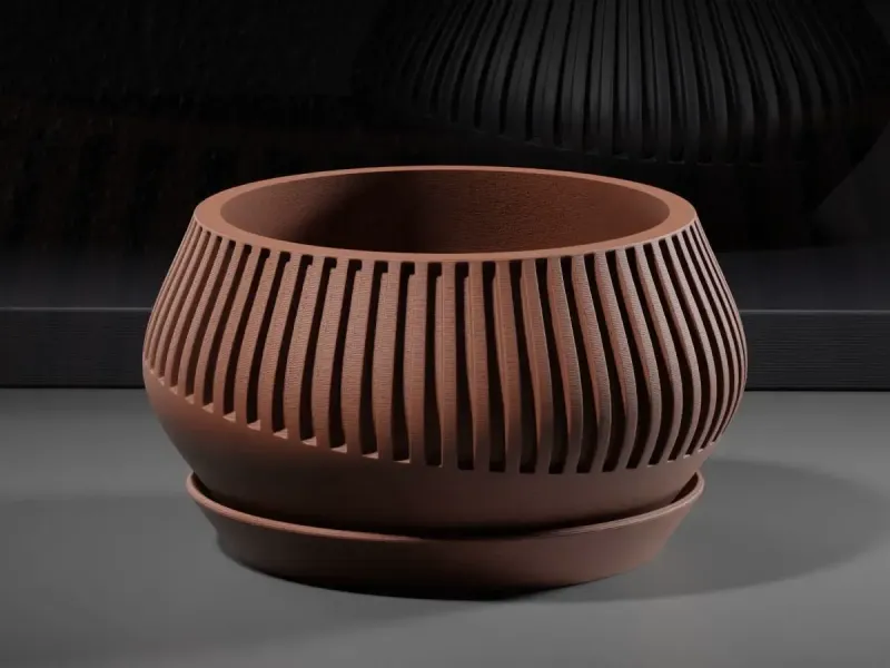 Broken planter