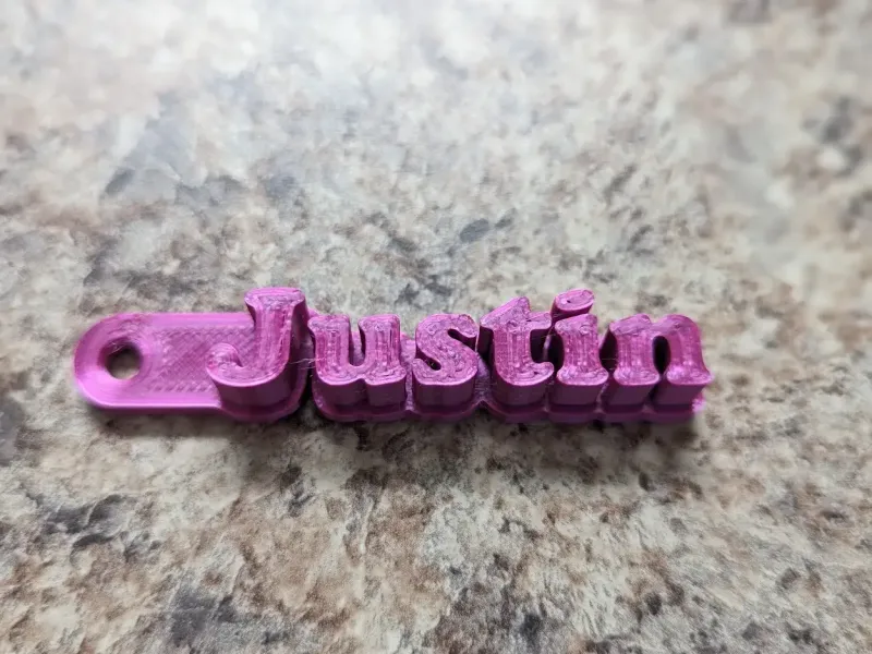 Llavero Justin