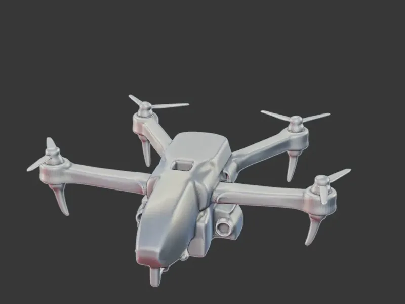 Futuristic drone 3D Print Model