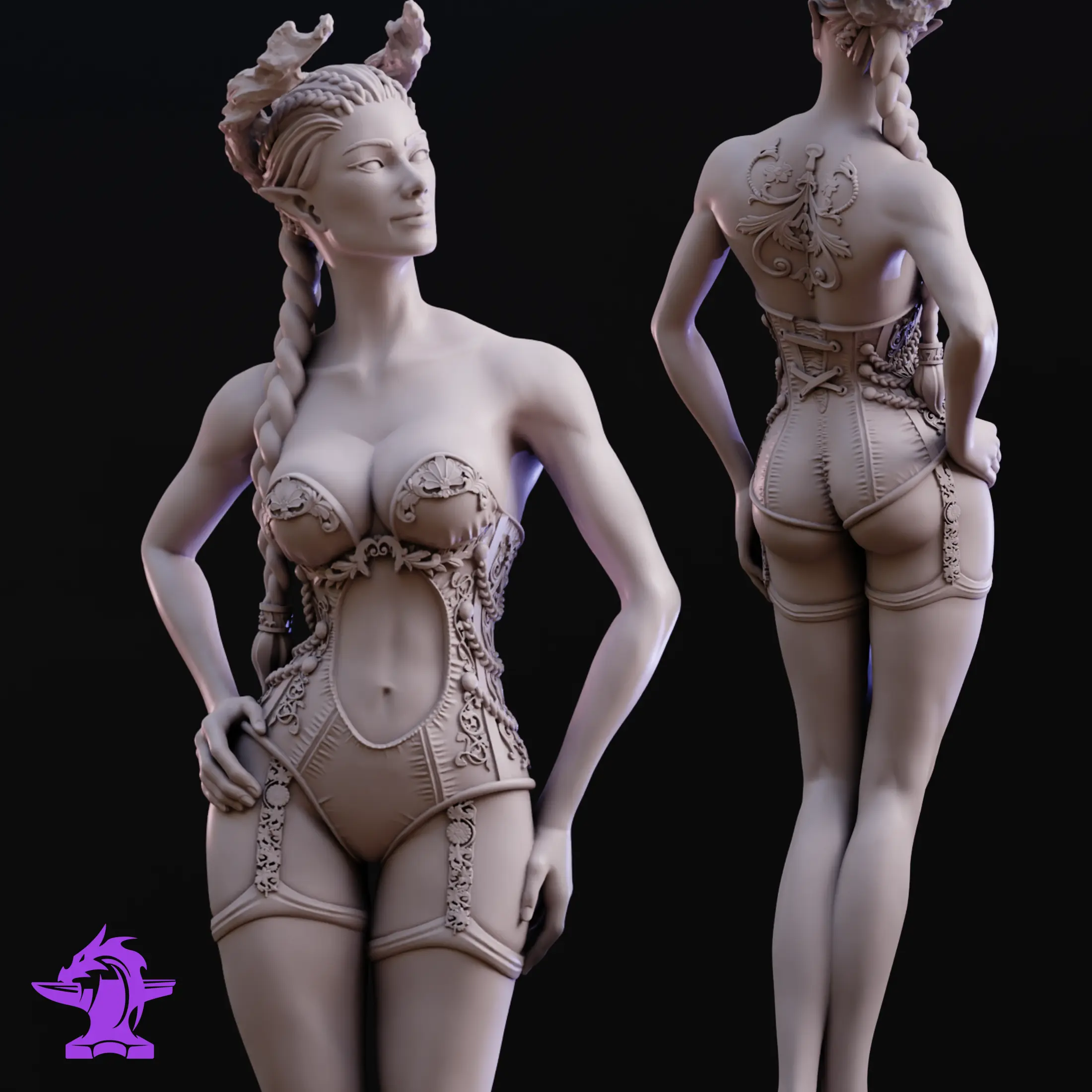 The Baroness | Sexy Elf Pin-up
