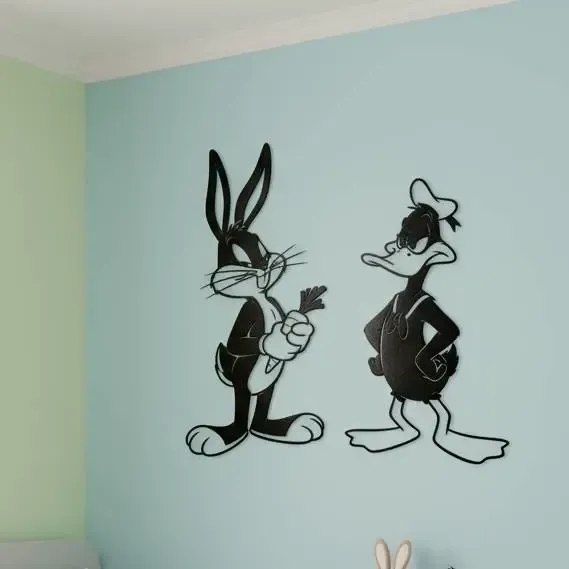 Looney Tunes – Bunny & Duck Silhouette