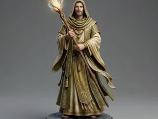 Zodiac Inspired 3D Collectibles Virgo Male Character
