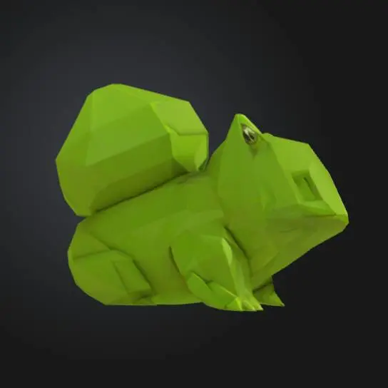 Low Poly Pokemon figurine - Bulbasaur