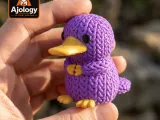 Knitted Cute Platypus – STL & 3MF Files for 3D Printing-1