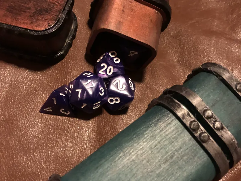 Polyhedral Dice Case Box