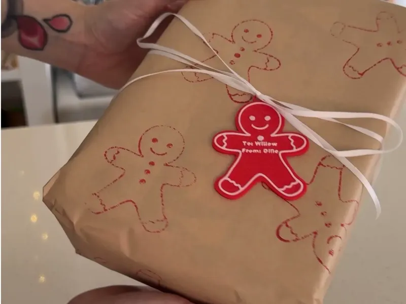 Cute Christmas Stamps – DIY Gift Wrap