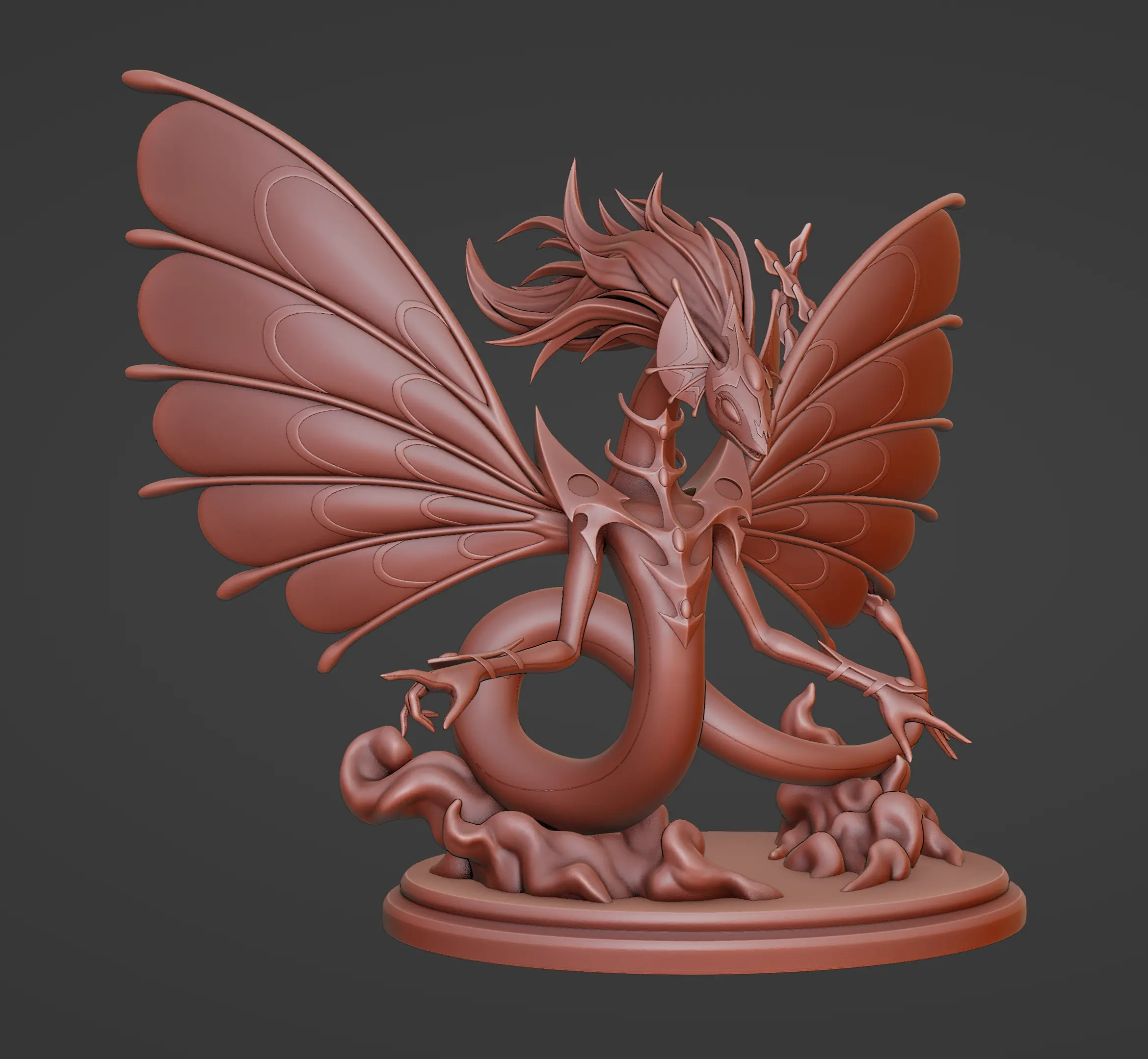 FIGURA DRAGÓN HADA ANTIGUA - YUGIOH