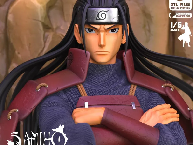 Samiho Studios - Senju Hashirama: STLs ready for printing