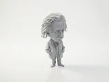 Einstein Chibi Figurine Historical Figure 3D Printable-1