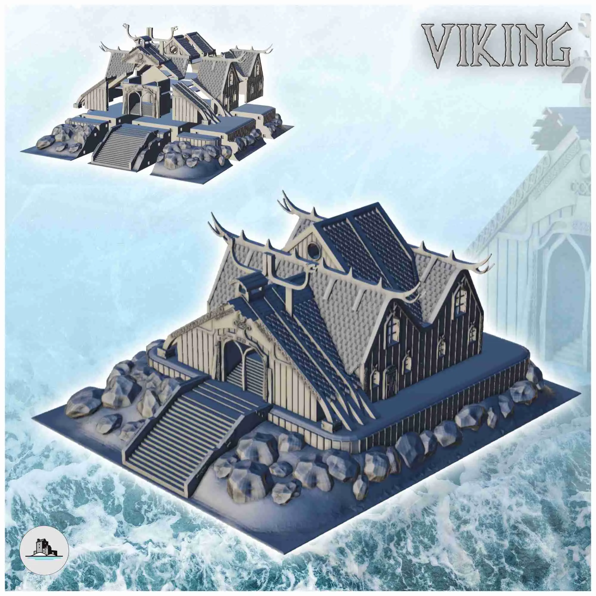 Wikingerpackung - Szenerie mittelalterliche Miniaturen warhammer terrain