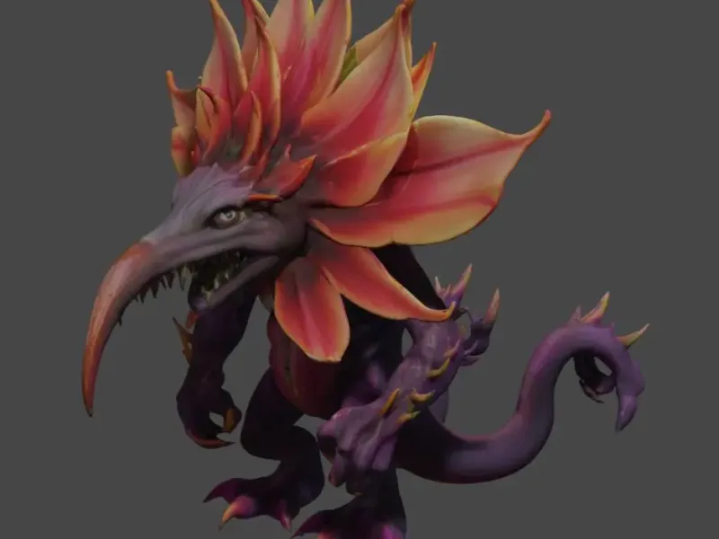 Flower Monster Tulip D&D tabletop miniature