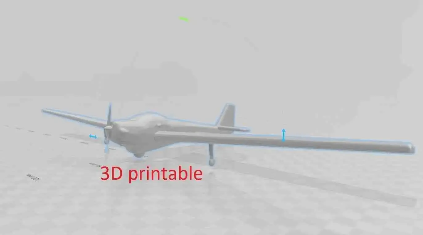 Scheibe SF-25 Falke plane model 3D print model