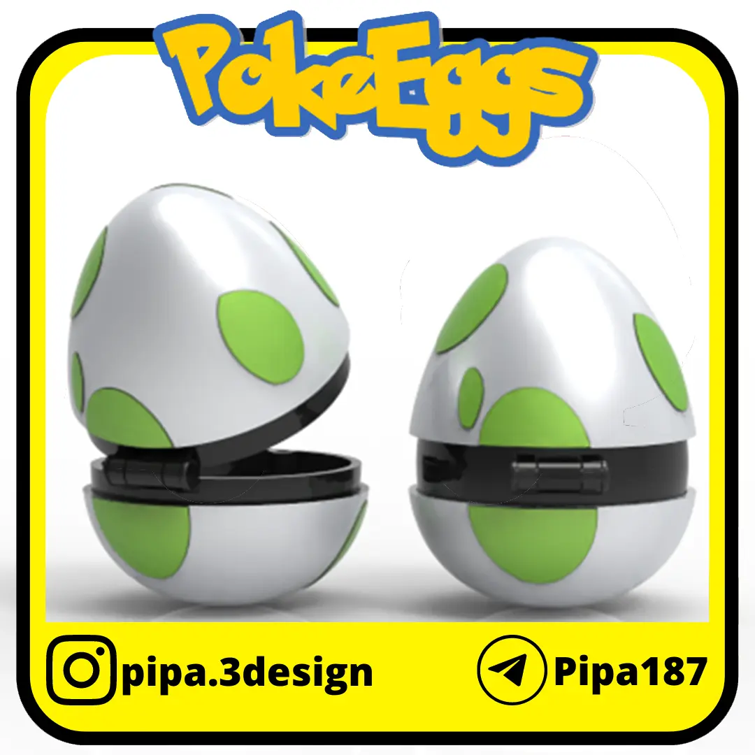 POKEBALLS POKEMON GO EASTER EGG WITH HINGE