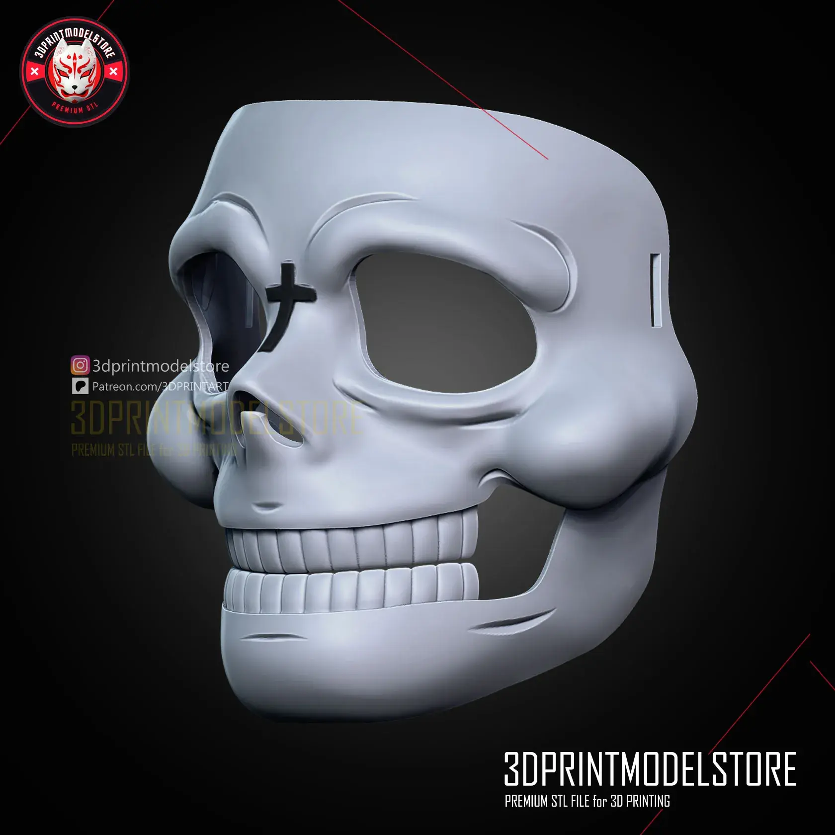 Duke of Death Daleth Skull Mask - Skeletor Anime Cosplay