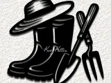 gardening garden tools wall art home decor-0