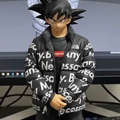 Goku in drip outfit figurine