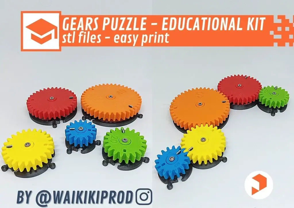 Gears Puzzle - Educational Kit