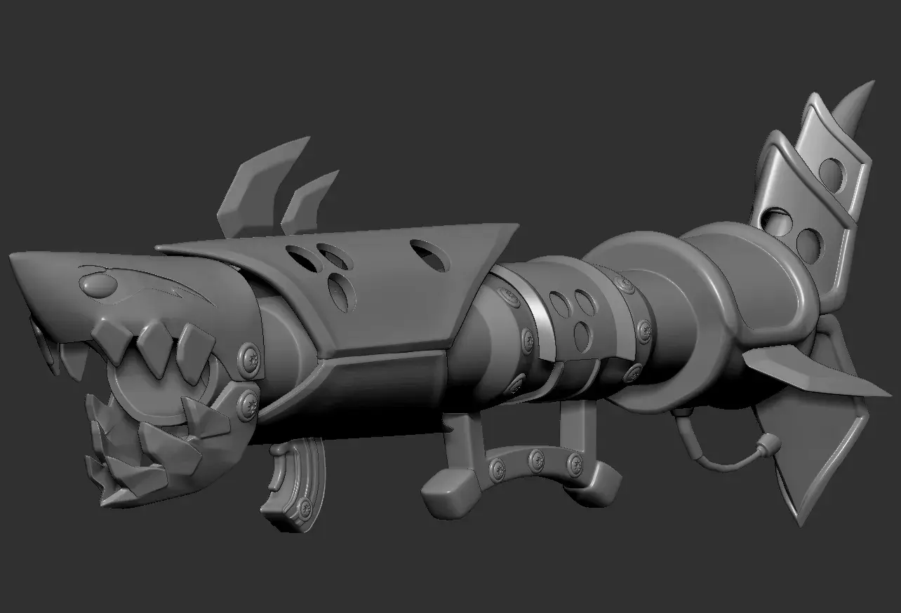 Jinx Fishbones BAZOOKA - REAL SIZE COSPLAY