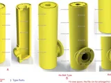 Tiger tank For Exhaust pipe.(STL-16-35)-1