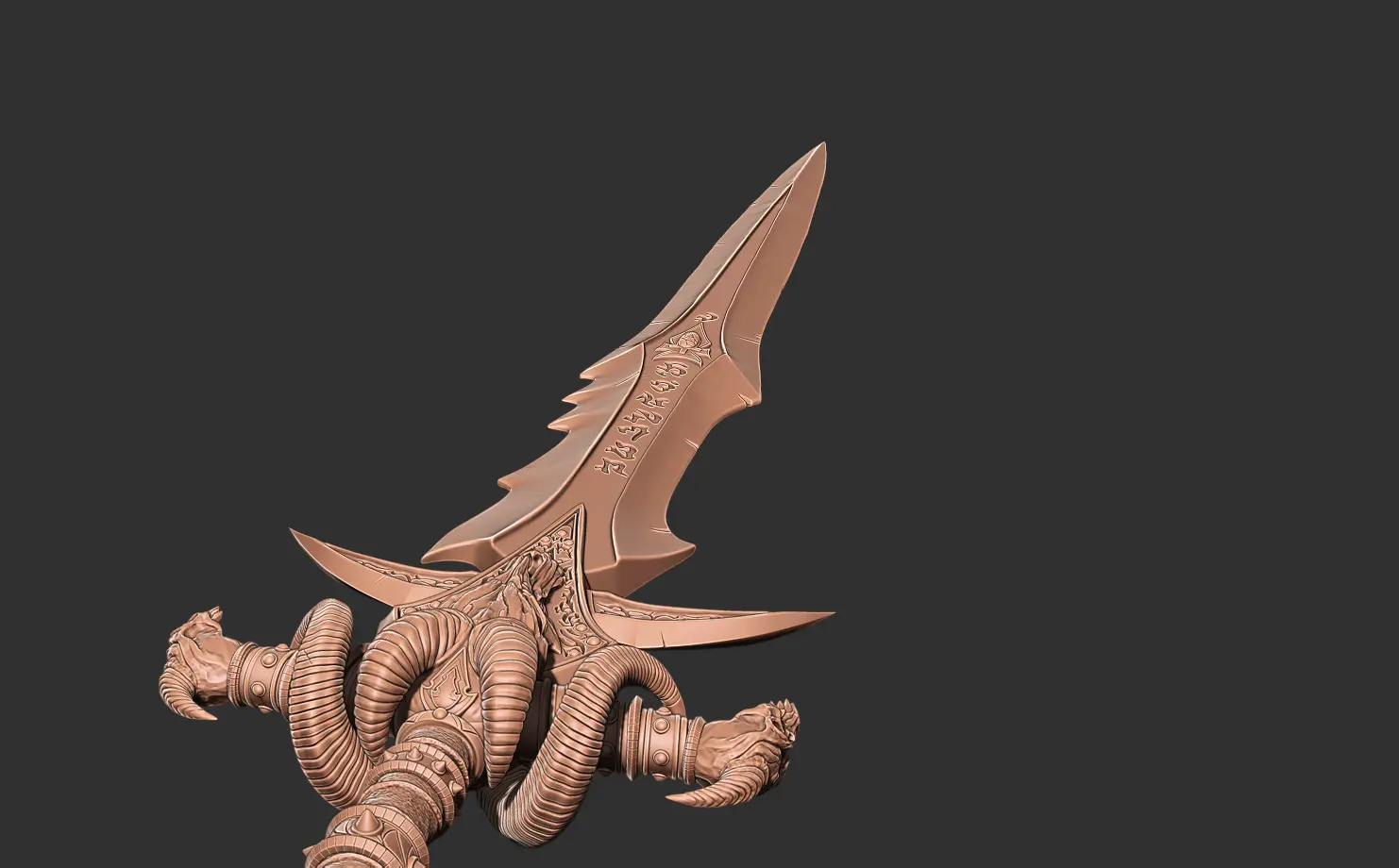 Lich King - Frostmourne 3D print model
