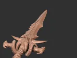 Lich King - Frostmourne 3D print model-8