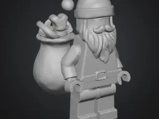 Lego Santa mini figure