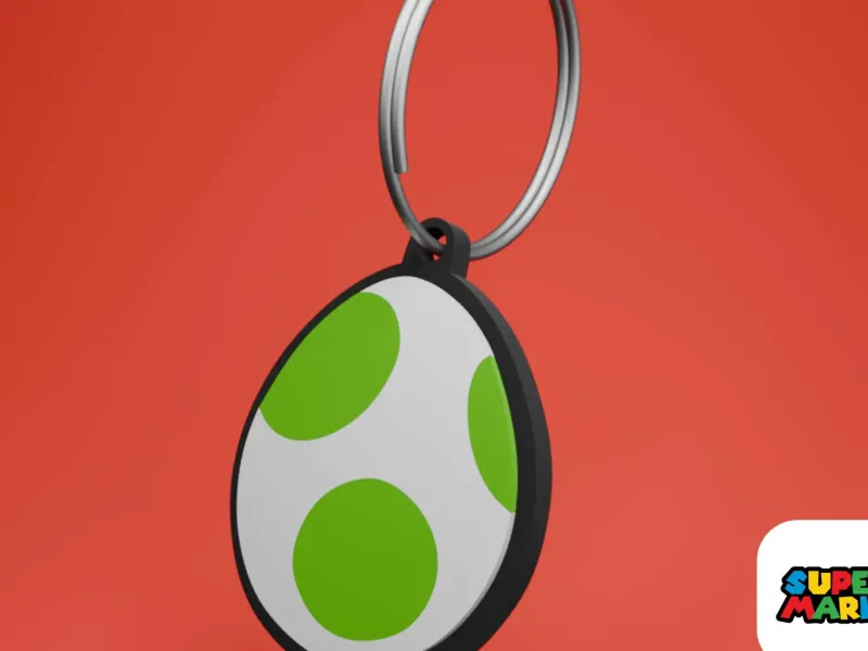 Yoshi Egg | Mario Keychain Series