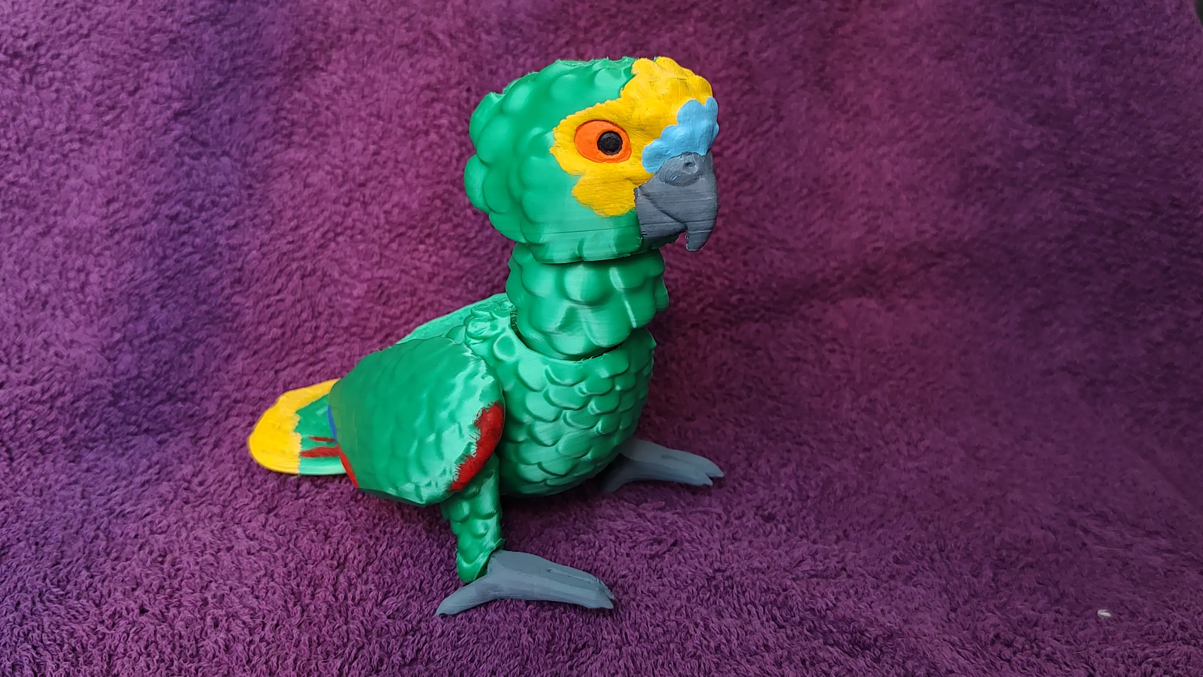 Amazon Parrot Articulated Figure