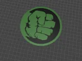 Hulk Inspired Coaster-1