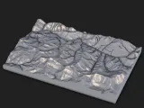 Mountain Ridge Topographic Relief Map – 3D Printable STL-2
