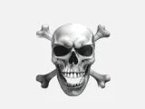 CROSSBONES - SKULL AND BONES.-5