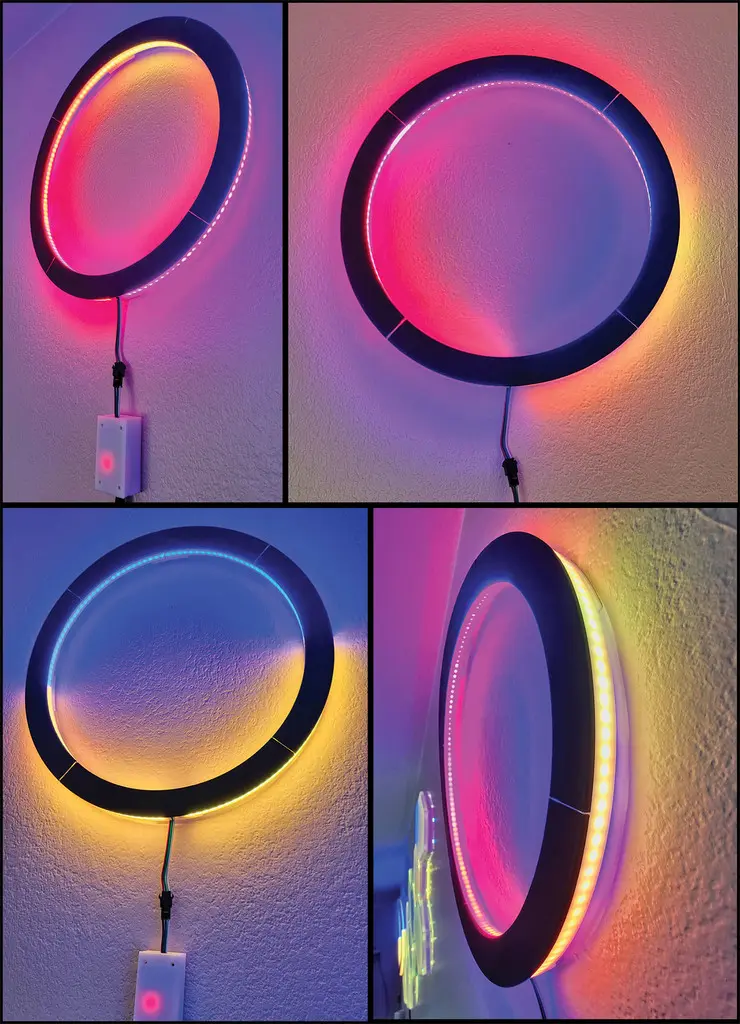 LED Ring Wall Light | 3D models download | Creality Cloud