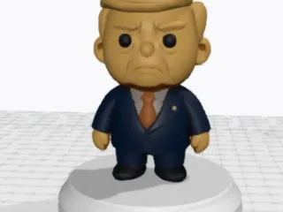 funkopop Donald trump creada con CubeMe proyect de creality.