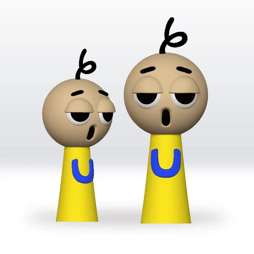 Sprunki STL Empty Polo Phase 4 STL file 3D Model Character