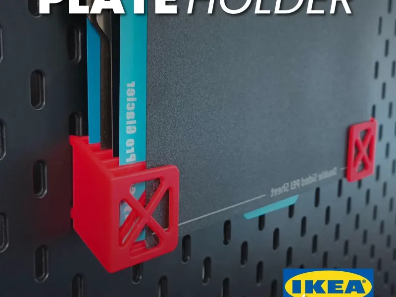 Hack IKEA Skadis – Support de plaques pour imprimante 3D !